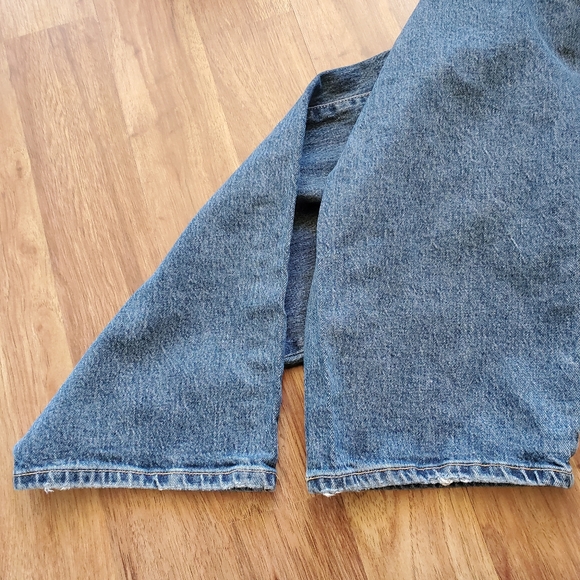 Baggy Jeans with Fitted High Rise Waist - Picture 5 of 10